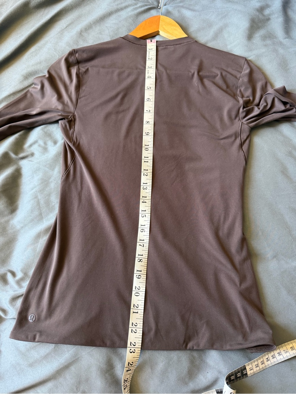 Lululemon Athletica Espresso Brown Wundermost Ultra Soft Nulu Long Sleeve Shirt - Picture 12 of 14